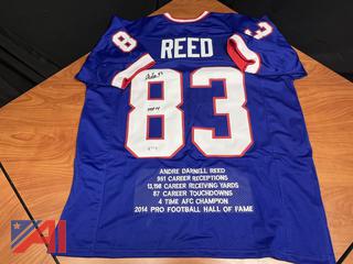 Andre Reed #83 Signed Jersey (PSA)